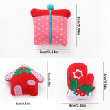 Christmas Cute Cat Toys Interactive Plush Cat Toy Mini Teeth Grinding Catnip Toys Kitten Chewing Mouse Toy Pets Accessories