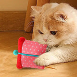 Christmas Cute Cat Toys Interactive Plush Cat Toy Mini Teeth Grinding Catnip Toys Kitten Chewing Mouse Toy Pets Accessories