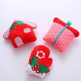 Christmas Cute Cat Toys Interactive Plush Cat Toy Mini Teeth Grinding Catnip Toys Kitten Chewing Mouse Toy Pets Accessories
