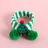 Christmas Dog Scarves Dog Neck Warmer Knitted Comfortable Scarf For Cat Christmas Costume For Cats For Small Medium Dogs Cats