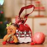 Christmas Gift Goody Bags Drawstring Goody Bags For Cookies Portable Christmas Eve Gift Doll Bags With Drawstring For Children
