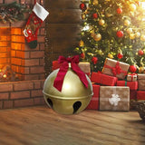 Christmas Inflatable Ball Decor Large Bell Shape Hang Decorated Balls Large Christmas Balls Ornaments for Christmas Yard Lawn