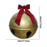 Christmas Inflatable Ball Decor Large Bell Shape Hang Decorated Balls Large Christmas Balls Ornaments for Christmas Yard Lawn