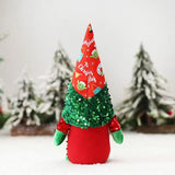 Christmas Plush Gnome Sequin Decor Stuffed Plush Elf Doll Faceless Gnomes Cute Stuffed Gnomes Plushie Winter Holiday Decor With