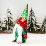 Christmas Plush Gnome Sequin Decor Stuffed Plush Elf Doll Faceless Gnomes Cute Stuffed Gnomes Plushie Winter Holiday Decor With