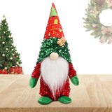 Christmas Plush Gnome Sequin Decor Stuffed Plush Elf Doll Faceless Gnomes Cute Stuffed Gnomes Plushie Winter Holiday Decor With