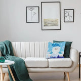 Christmas Throw Pillow Covers Throw Pillow Case With Led Lights Snowman Santa Claus Throw Pillow Cover Christmas Pillowcase For