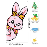 Christmas Window Clings Santa Claus Elk Snowman Gingerbread Man Window Clings Santa Claus Elk Electrostatic Stickers