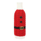 Christmas Wine Bottle Cover Dress Up Your Wine Bottle Christmas Party Holiday Dinner Table Decoration Champagne Bottle Set For