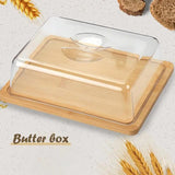 Clear Butter Dish Creative Clear Butter Keeper Dish For Refrigerator Cream Cheese Serving Dish Multifunctional Covered Butter