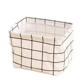 Closet Storage Bin Fabric Storage Box Foldable Containers Pastoral Style Cloth Box Storage Basket Folding Storage Box