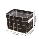 Closet Storage Bin Fabric Storage Box Foldable Containers Pastoral Style Cloth Box Storage Basket Folding Storage Box