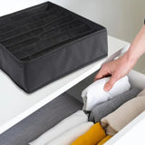 Clothing Drawer Divider Houseware Multi Compartments Organizer For Socks Underwear Scarves Home Wardrobe Lingerie Storage Box