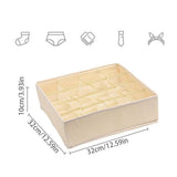 Clothing Drawer Divider Houseware Multi Compartments Organizer For Socks Underwear Scarves Home Wardrobe Lingerie Storage Box