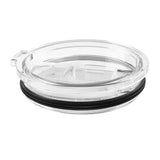 Coffee Mug Lid Replacement Transparent Splash Resistant Skinny Replacement Tumbler Cover Portable Spill Proof Lids Covers For 20