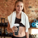 Coffee Mug Lid Replacement Transparent Splash Resistant Skinny Replacement Tumbler Cover Portable Spill Proof Lids Covers For 20
