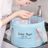 Collapsible Foot Soaking Bath Basin Large Portable Feet Spa Soak Tub Foldable Water Bucket for Travel Camping Washing