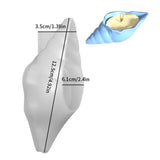 Conch Shell Silicone Mold Seashell Shape Succulent Container Mold Mirror Stereoscopic Silicone Tray Mold For DIY Flower Pot