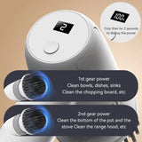Cordless Electric Spin Scrubber Electric Cleaning Brush LED Display Power Shower Scrubbers for Tub Tile Sink Window