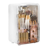 Cosmetic Display Cases Lidded Makeup Storage Box For Vanity Countertop Storage Case For Cosmetic Brushes Foundation Blush