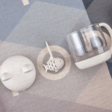 Creative Glass Mug Cute Cat Glass Cup Tea Mug With Fish Infuser Strainer Filter Home Offices Kitchen Drinkware Teaware 250ml