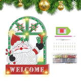 Crystal Rhinestone Christmas Art Kit Crystal Rhinestone Christmas Craft Art Kit Christmas Crystal Rhinestone Embroidery Craft