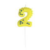 Cute Number Candles Happy Birthday Cake Candles Cartoon Dinosaur Element Colorful Birthday Candles Handmade Number Candle