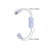 DC Inline Switch Push Button On-Off DC5521 Switch LED Strip Light Accessories Switch For Wall Lamps Table Lamps Floor Lamps