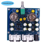DIY ערכת AC 12V 6J2 צינור חום מראש מגבר קדם המגבר PRE-AMP מגבר לוח אוזניות חיץ מודול סטריאו פוטנציומטר שסתום