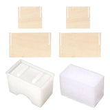 DIY Epoxy Mold Storage Rack Set Silicone Mold Mirror Resin Of Coaster Storage Box Home Decoration Painting Art Crafts Storage