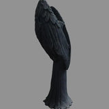 Dark Angel Sculpture Decor Resin Angel Sculpture Figurine Reusable Dark Angel Home Desktop Decoration For Home Table Living Room