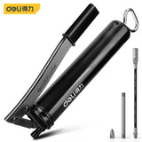 Deli Manual Grease Gun Grease Injector Mini Pistol Grip Gun Heavy Duty Manual Rigid 400CC Capacity Car Oil Refueling Tool