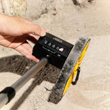 Deli Measuring Wheel Folding Portable Distance Measurement Wheel Professional Engineering Road Measuring Tool Measure Wheel Coun