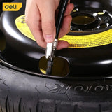 Deli Tire Pressure Gauge Car Tire Pressure Meter Car Tire Pressure Watch High Precision Tire Pressure Monitor