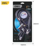 Deli Tire Pressure Gauge Car Tire Pressure Meter Car Tire Pressure Watch High Precision Tire Pressure Monitor