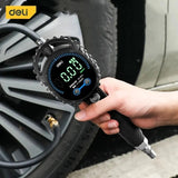 Deli Tire Pressure Meter Car Tire Pressure Watch Long Tube Tire Pressure Gauge Meter Heavy-duty Car Tire Pressure Gauge For Car