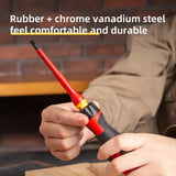 Deli VDE Insulated Screwdriver Set Slotted Phillips Screw Driver Bits Kit With Tester Pen Electricians Hand Tools