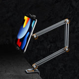 Desk Bed Tablet Stand Adjustable for 4-12.9 Inches Mobile Phones Tablets Aluminum Arm Mount Support for iPad Pro Mini Xiaomi Tab