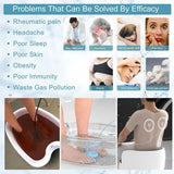 Detox Ionic Cleanse Vibrat FootBath Whirlpool Arrays Electric Mini Foot Spa Bath Massager Machines  Aqua Pressotherapy Therapy