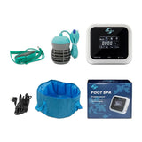 Detox Ionic Cleanse Vibrat FootBath Whirlpool Arrays Electric Mini Foot Spa Bath Massager Machines  Aqua Pressotherapy Therapy