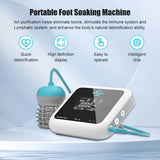 Detox Ionic Cleanse Vibrat FootBath Whirlpool Arrays Electric Mini Foot Spa Bath Massager Machines  Aqua Pressotherapy Therapy