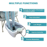 Detox Ionic Foot Spa Bath Massage Machine FootBath Basin Vibrat Whirlpool Array Aqua Cleanse Feet Care Bath Health Therapy Relax