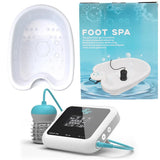 Detox Ionic Foot Spa Bath Massage Machine FootBath Basin Vibrat Whirlpool Array Aqua Cleanse Feet Care Bath Health Therapy Relax