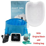 Detox Ionic Foot Spa Bath Massage Machine FootBath Basin Vibrat Whirlpool Array Aqua Cleanse Feet Care Bath Health Therapy Relax