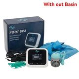 Detox Ionic Foot Spa Bath Massage Machine FootBath Basin Vibrat Whirlpool Array Aqua Cleanse Feet Care Bath Health Therapy Relax