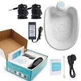Detox Ionic Mini Foot Spa Bath Massager with Basin Cleanse FootBath Machine Electric Whirlpool Care Massager Arrays Aqua Cleanse