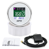 Digital GPS Speedometer 52mm 12V 24V TFT Screen Trip ODO Mph Knot Km/h GPS Antenna For Motor Boat Car RV Speed Meter