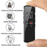 Digital Voice Activated Recorder Dictaphone Mini Recorders Pen MP3 Player Noise Reduction 64/32/8GB 35-hour Recording Time
