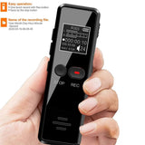 Digital Voice Activated Recorder Dictaphone Mini Recorders Pen MP3 Player Noise Reduction 64/32/8GB 35-hour Recording Time