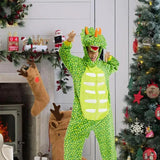 Dinosaur Adult Pajamas Adults Sleepwear Childlike Hoodied Sleepwear Cosplay Accessories For Home Leisure Festival Parade